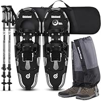 Amazon | Odoland 4-In-1軽量スノーシューセット アルミ