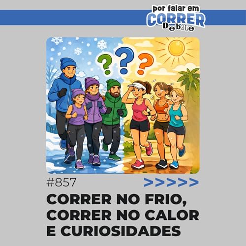 PFC Debate 857 - Correr no frio, correr no calor e curiosidades