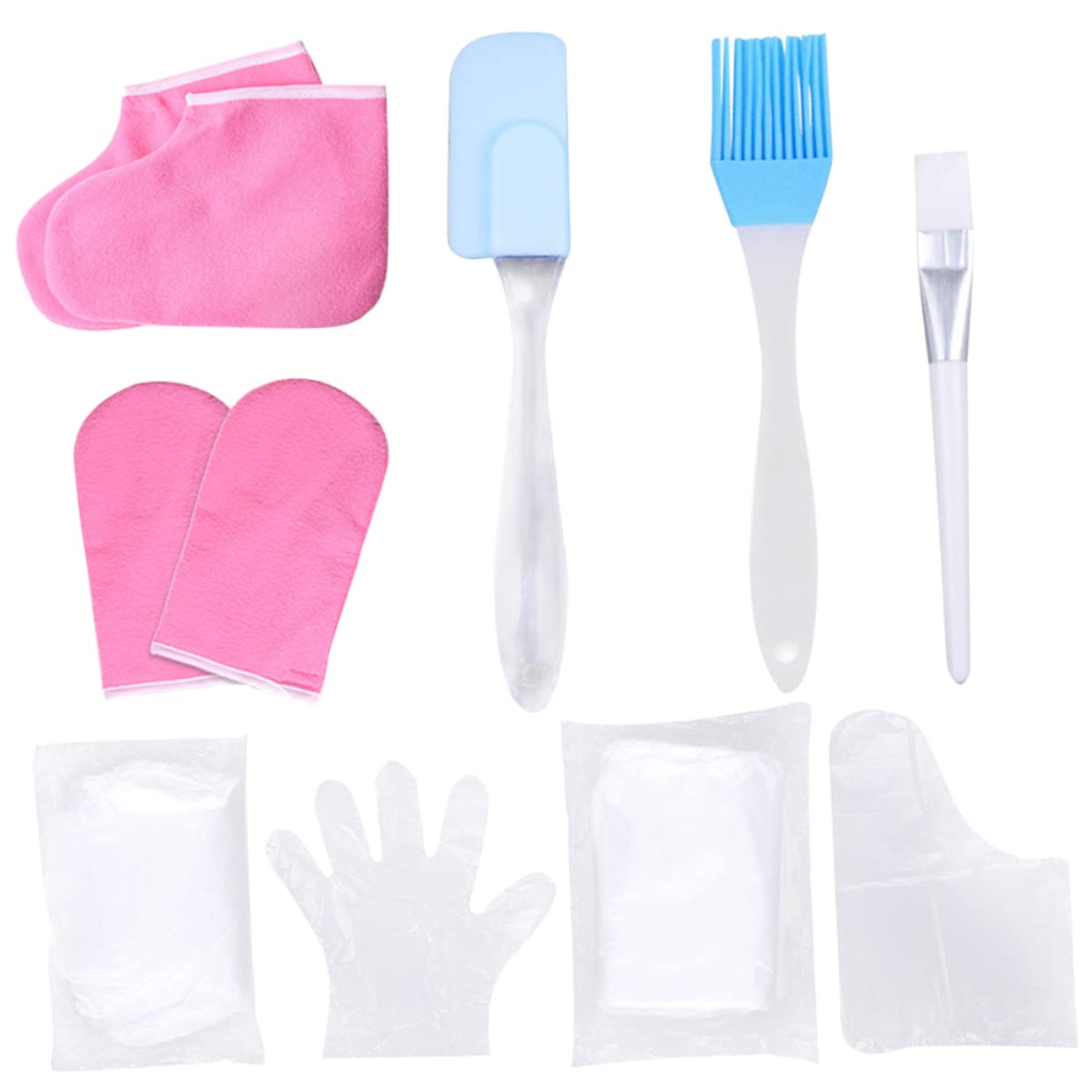 Mikinona Hand Moisturizing Gloves Paraffin Wax for Feet Hand Spa Kit Overnight Gloves Random