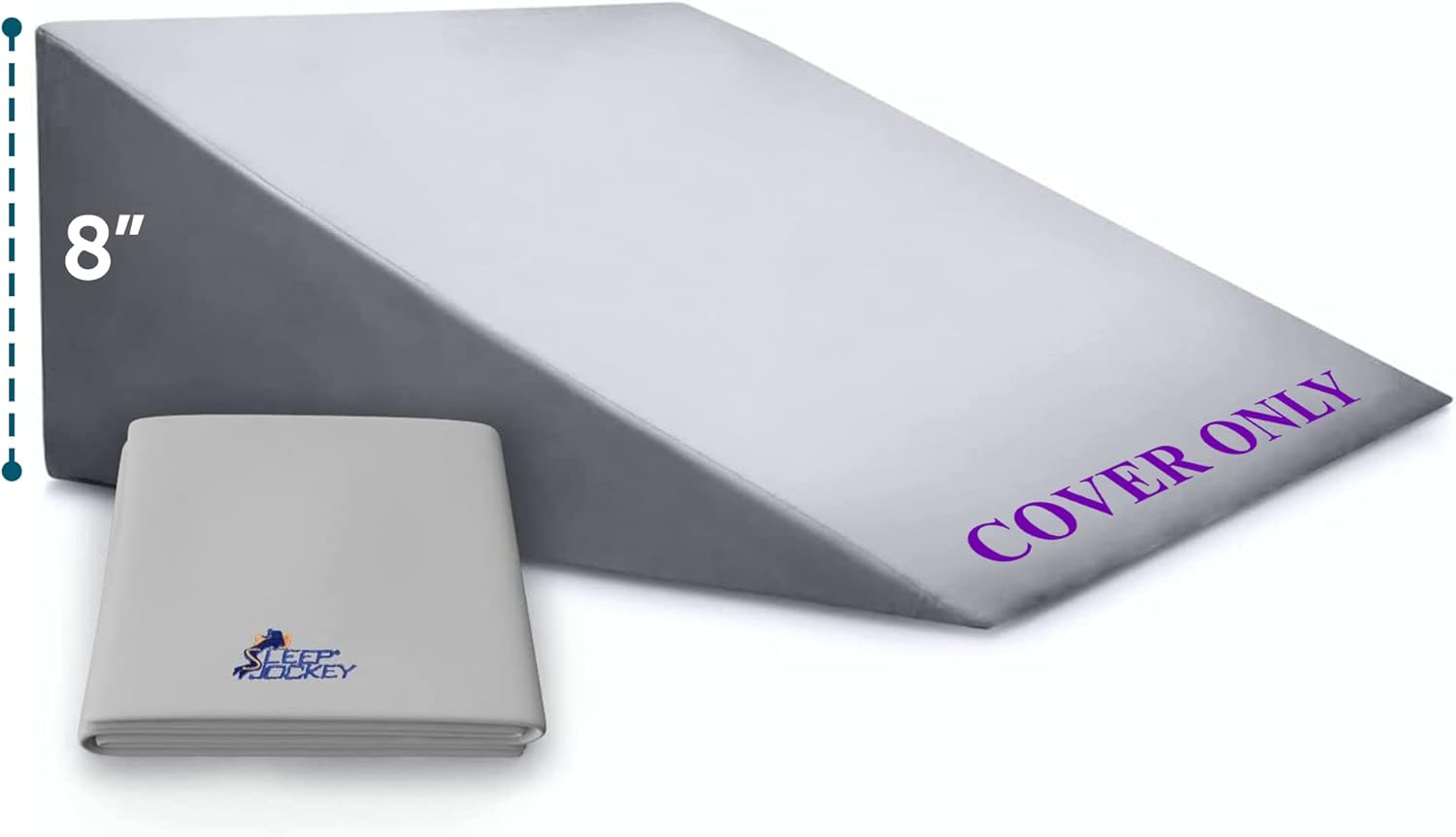 Sleep Jockey Bed Wedge Pillow Cover 25x24x8 Ultrasoft