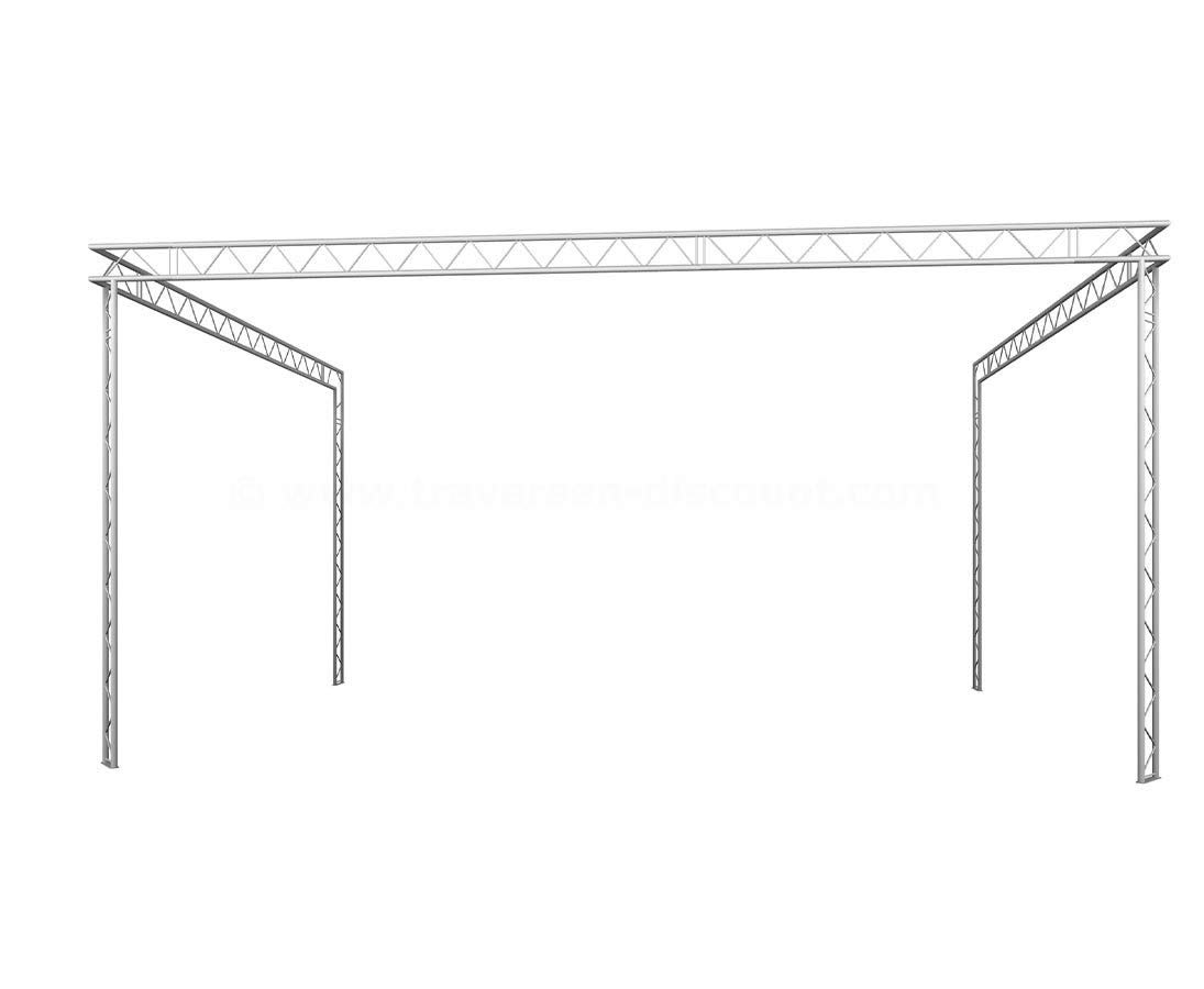 Messebau mit Deco Truss T220-2, U Form mit 6x4x3m - Messestände Stand für Messe Messe Stand für Gewerbeschau