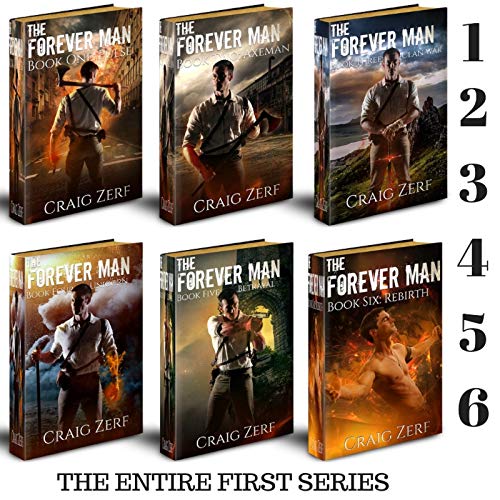 The Forever Man - first SIX books: An Epic, Post-apocalyptic, Urban Fantasy, Action Adventure Thriller