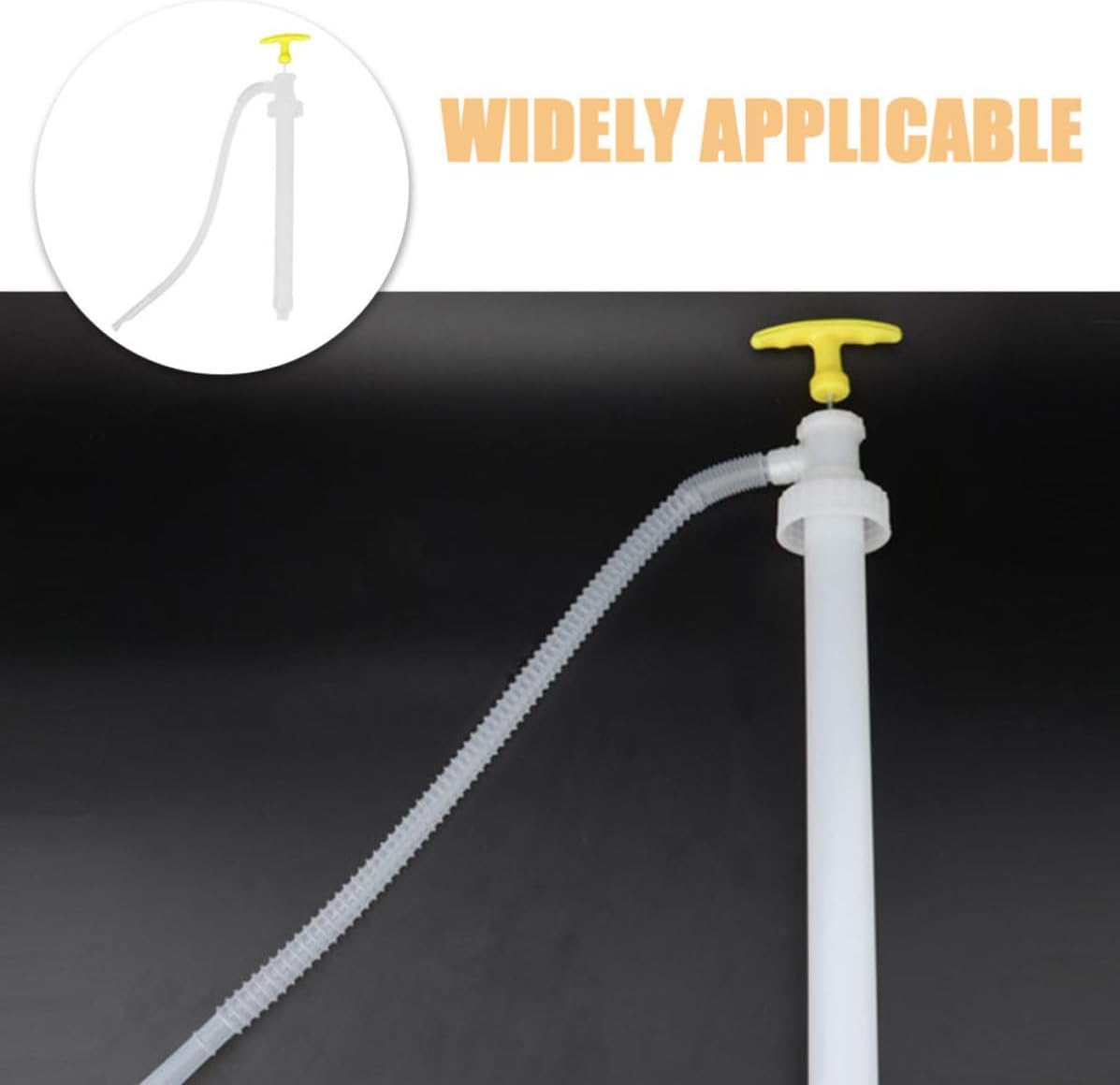2pcs Manual Transfer Pump Plastic Hand Oil Pump for Drums