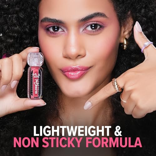 Image of Mila Beaute Gloss Girl Lip Gloss | Enriched With Mango Seed Butter & Hyaluronic Acid | Light Weight & Non-Sticky Formula | Gives Fuller-Lip Effect & Extra Hydration | High Shine Finish- So Me, 2.8 ml