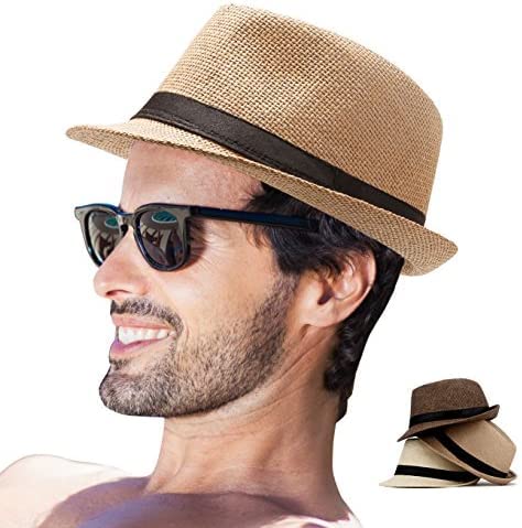 Verbier Straw Jute Cowboy Fedora Hat 