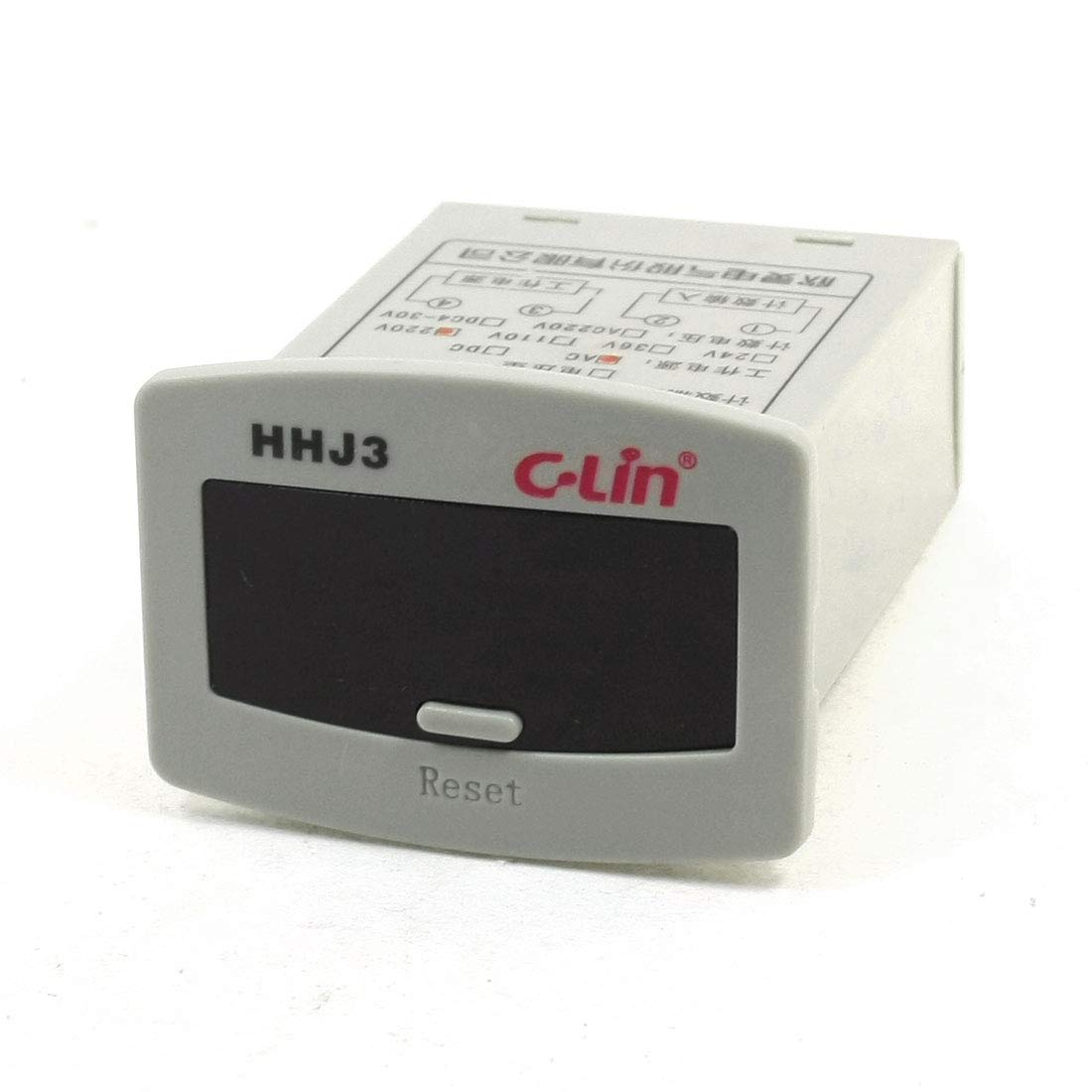 GJZIFGFWQ Panel Mounting AC 220V 1-999999 Range Electronic Counter Relay HHJ3