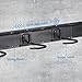 Ultrawall Stainless Steel Bike Storage Rack,6 Bike Storage Hanger Wall Mount for Home & Garage Holds Up to 300lbs, Black