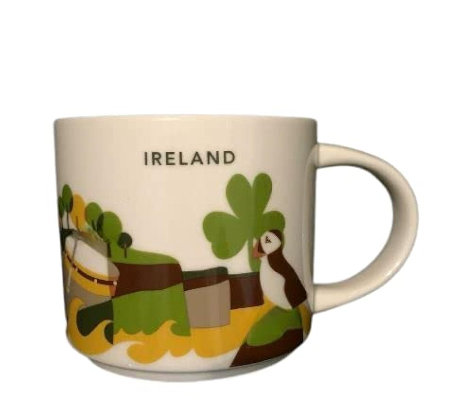 STARBUCKS Ireland You Are Here Coffee Mug, White