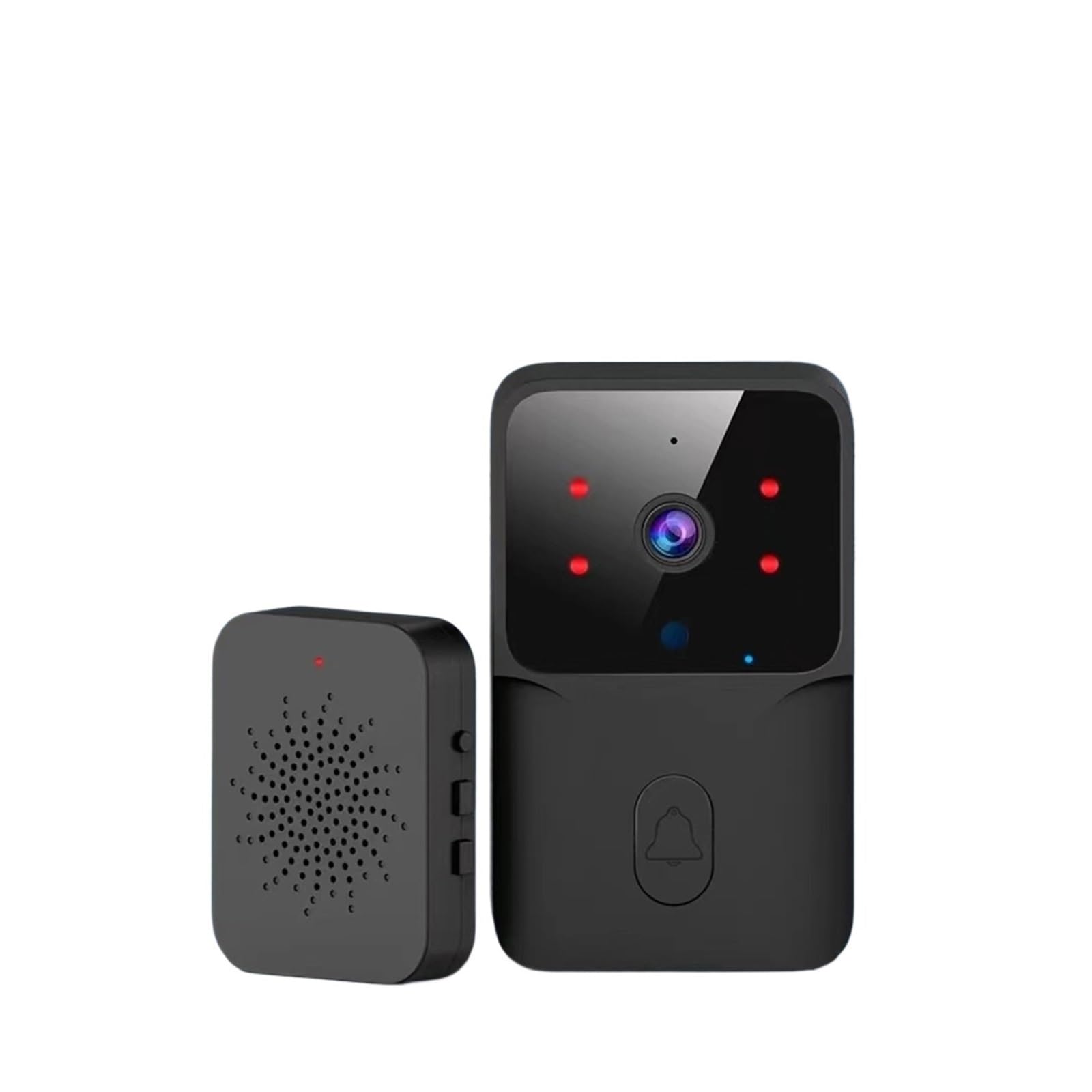Tuya Visual Video Smart Doorbell Wireless HD Night Vision (Nero Per Tuya)