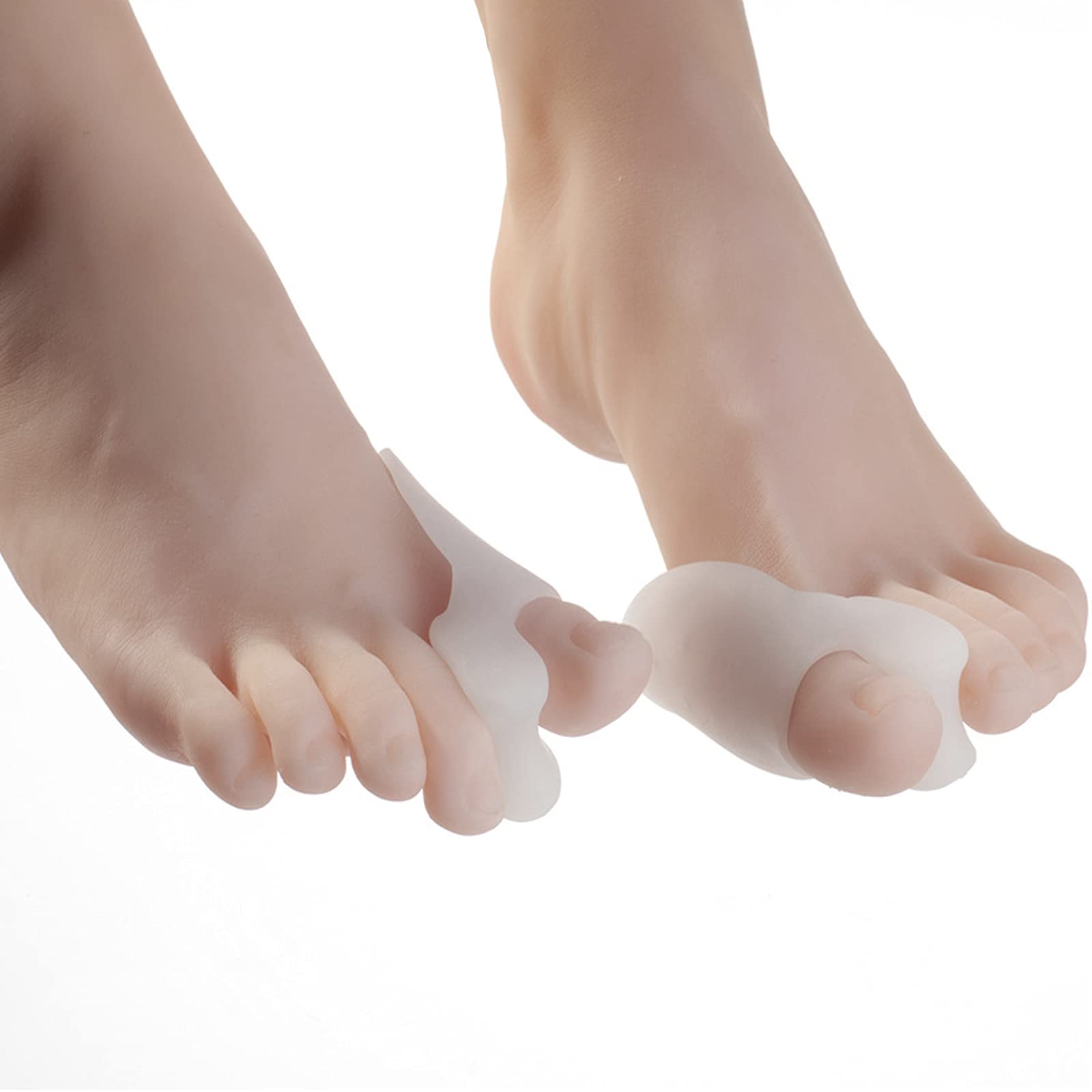 2Pack Big Toe Spacers Bunion Pad Gel Toe Separator Bunion Splint Bunion Booties Toe Straightener Fast Bunion Relief Toe Protector