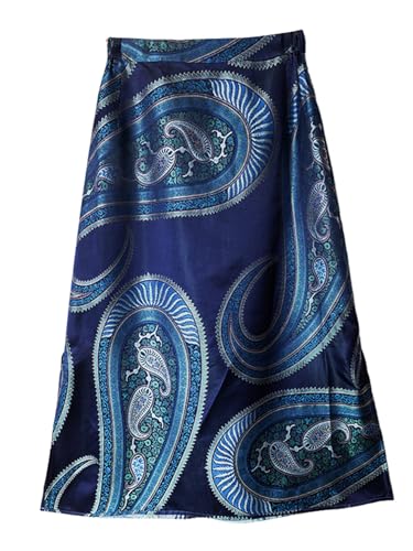 Jupe midi en brocart jacquard HangErFeng 163 pour une élégance raffinée