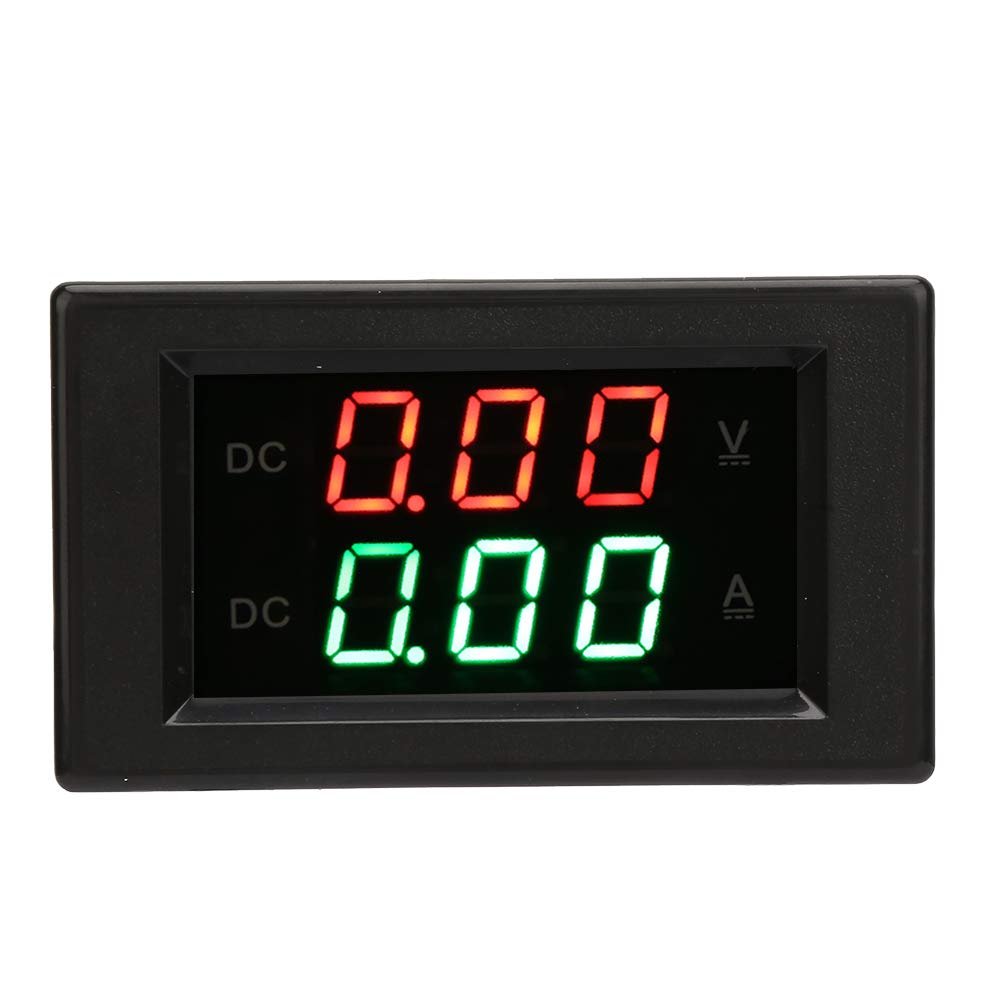 Joyzan Digital Voltmeter Ammeter, Display Voltage Current Multimeter DC Volt Tester Panel Dual LED Amp Mini Detector Meter Amperage Monitor Gauge Automotive Motor Battery Electronic Circuit Car Boat
