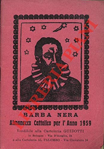 Il Girasole ossia orologio celeste del vero Barba Nera. Almanacco Cattolico per l\'anno 1959.