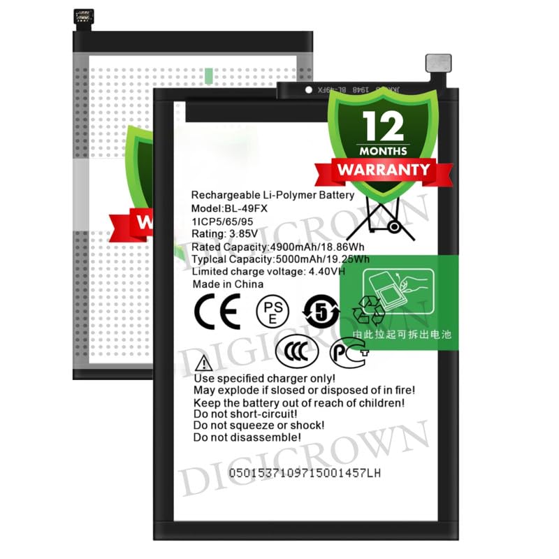 Image of Original BL-49fX Battery Compatible for Infinix Hot 9 (X655, X655C, X655D) | Infinix Hot 9 Pro (X655F) - (5000mAh) - 1 Year Warranty
