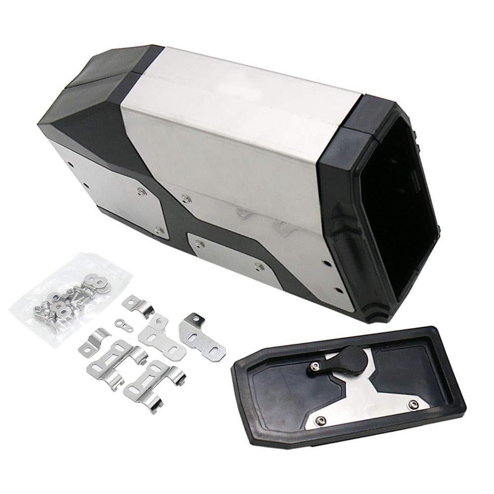 Cassetta portautensili Laterale Sinistra Scatola in Alluminio Adatta per BMW R1250GS R1200GS LC & Adventure 2002 2008 2018