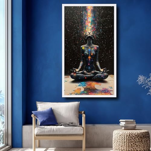 Décoration murale abstraite univers pour libérer le stress