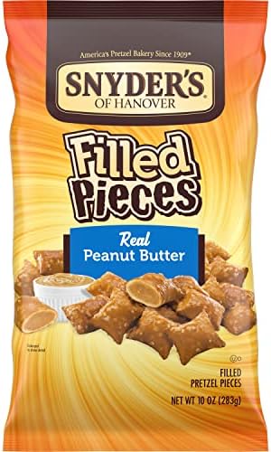 Snyder's of Hanover Pretzels Pieces, Peanut Butter Filled, 10 Ounce Bag