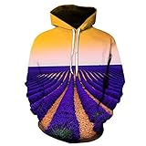 ❤ 【Hochwertiges Material】- Herren Hoodie besteht aus 80 % Polyester + 20 % Baumwolle, wegen seiner Einzigartigkeit kann es 3D-Druck machen, perfekt, damit Sie sich wohl fühlen. Kein Verblassen, Rissen, Abblättern