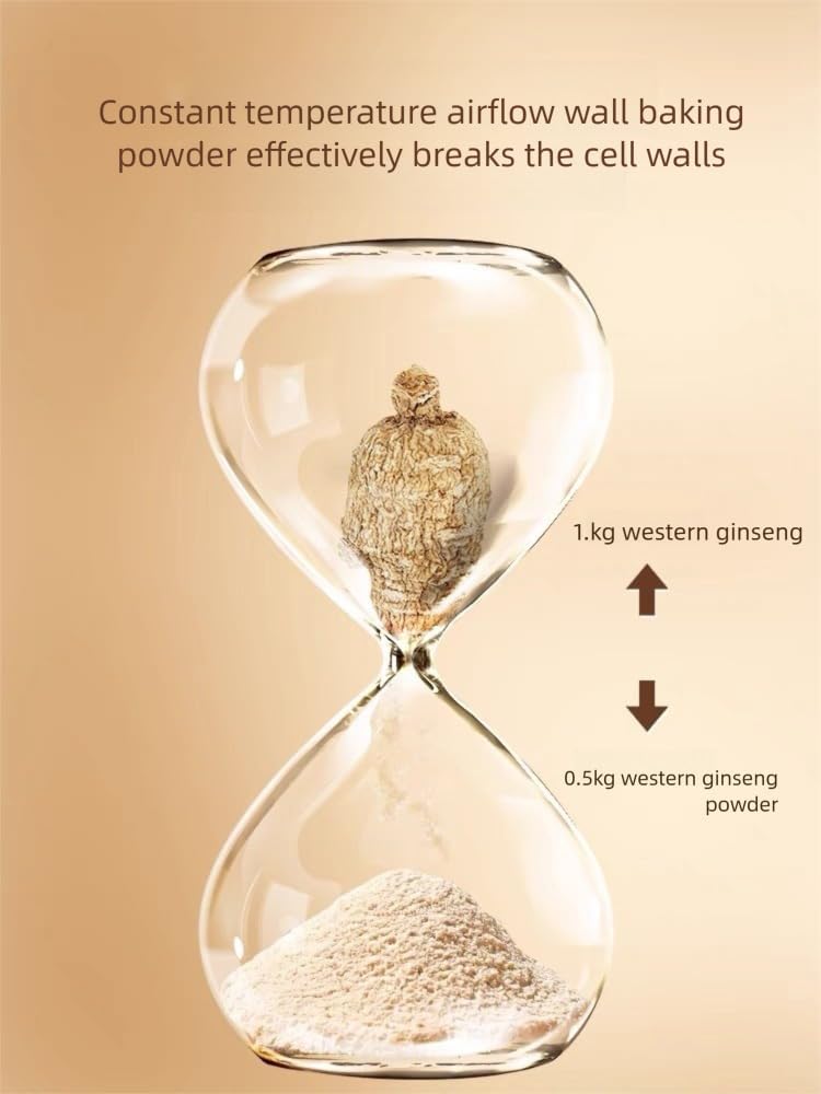 西洋参粉 - 8.81 oz Ginseng Powder Wisconsin Ginseng Root Powder - Non-GMO, Gluten Free Powdered - Use American Ginseng Herbal Supplement for Smoothies, Baking, Tea - Image 3