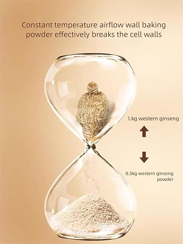 Miniatura 3 de Polvo de raíz de ginseng Wisconsin de 8.81 onzas, sin OMG, sin gluten, en polvo, utiliza el suplemento de hierbas de ginseng americano para batidos,