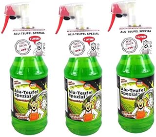Tuga 3 x 1 Liter Alu-Teufel Felgenreiniger Spezial Säurefreies Aktivgel für Felgen und Radkappen. Biologisch abbbaubar