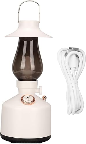 Miniatura 7 de Lámparas de mesa retro con altavoz Bluetooth, lámpara de noche de música vintage, altavoz Bluetooth de mano con luz de vela regulable, efecto de