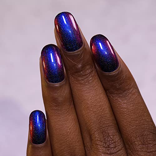 Image of ILNP Cygnus Loop (H) - Blue Holographic Nail Polish (Blue to Red)