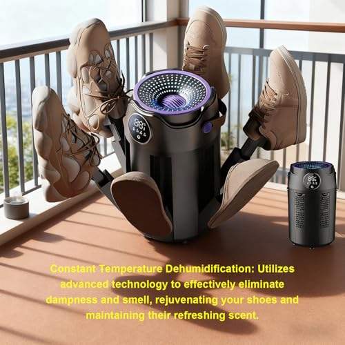 Secador de calzado eléctrico portátil y plegable miniatura 7