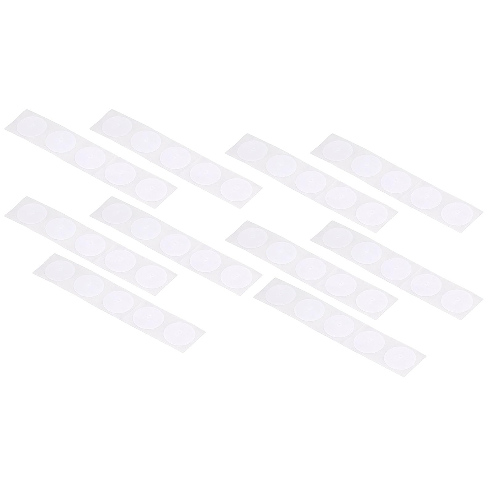 Etiquetas NFC RFID Adhesivas Impermeables 13.56 MHz 504 Bytes 25mm Diámetro Aleación Cobre 50 Unidades