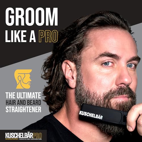 Kuschelbär PRO BAR Beard Straightener For Men | Heated Beard Brush thumb #6