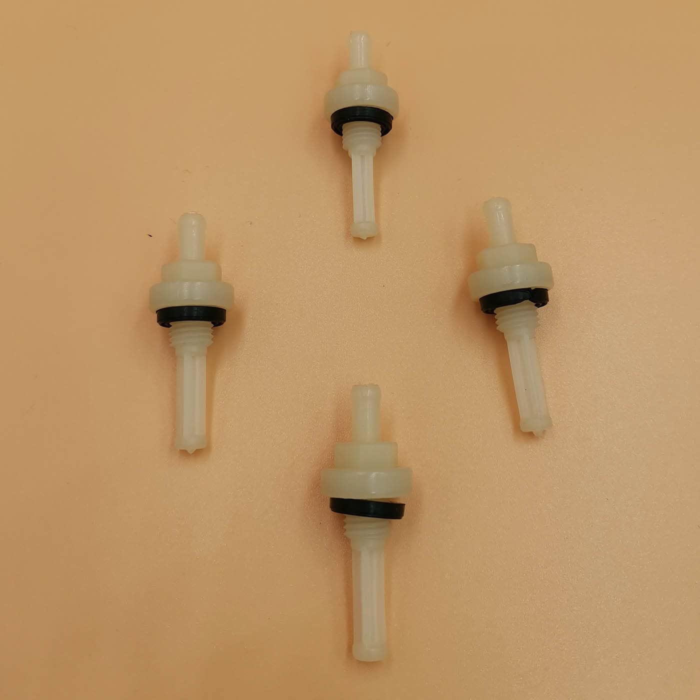 4Pcs Gas Fuel Tank Joint Filter Connectors W/ Oring For