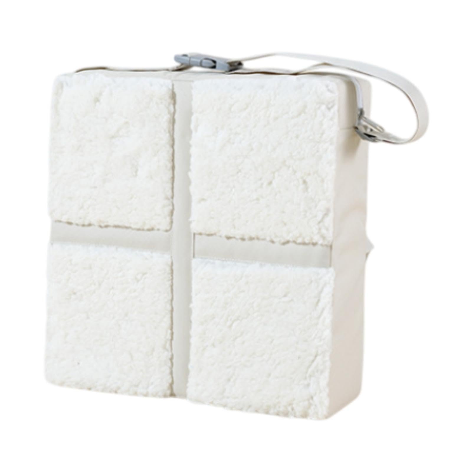 Generic Seggiolino Rialzato per Bambini per Sala Da Pranzo, Facile Da Pulire, Comodo, Lavabile, Antiscivolo, Cuscino Rialzato per Seggioloni, Bianco, Taglia unica bambino