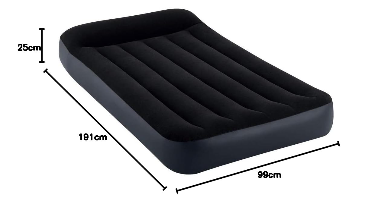 Intex 64146 - Cama de Aire Dura, Beam Standard Pillow Rest Classic