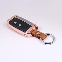 Vista 3 de YIWANG Funda para llavero de automóvil de aleación de zinc para Land Rover Discovery Sport LR4 LR5, para Range Rover Evoque Sport Vogue Velar