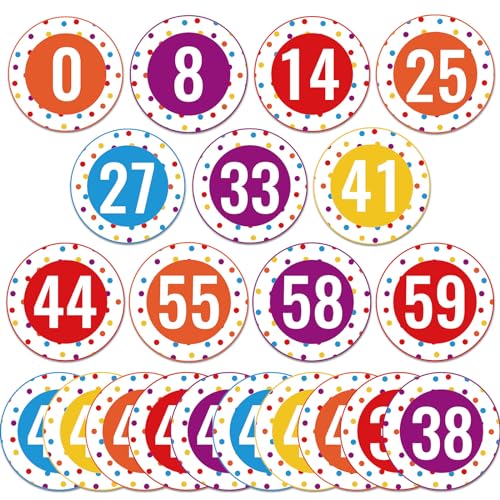 Cartes d'accentuation éducatives 0-59 pour aider les élèves à compter sans effort