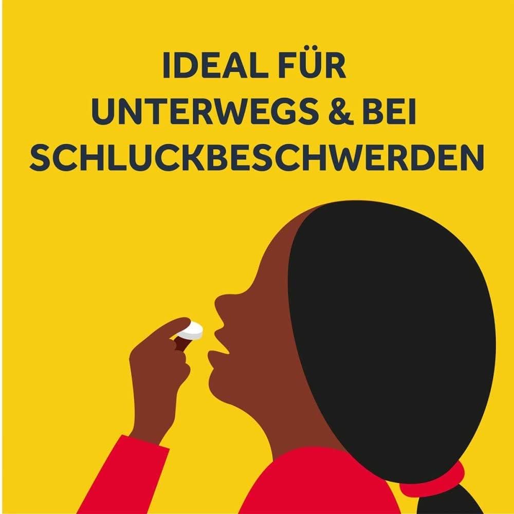 Nurofen 200 mg Schmelztabletten Lemon - Bei leichten bis mäßig starken Schmerzen & Fieber- Ab 6 Jahren - 2 x 12 Stück
