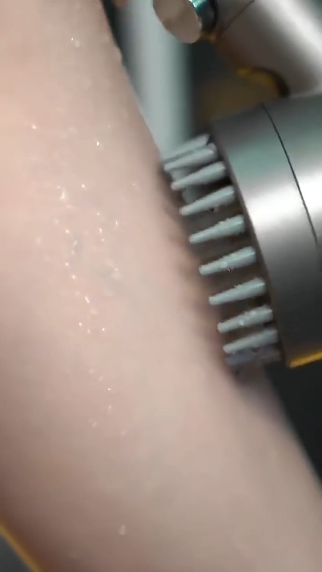 Cabezal de ducha Ion Drops con filtro y masaje, 3 modos, manguera 59 in miniatura 7