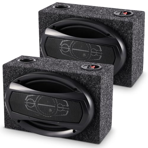 Datanly 2 Pcs 2-Way Coaxial Car Audio Speakers with Speaker