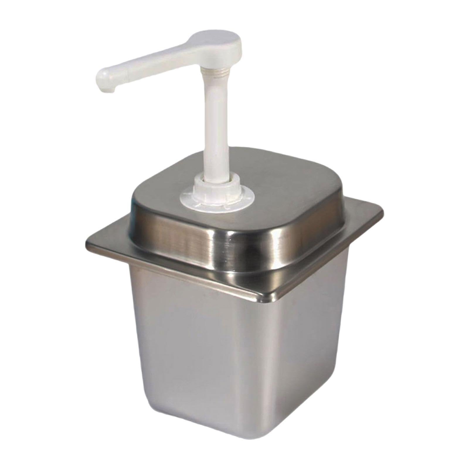 Botella con Dosificador de 2,3 L para Salsas Y Condimentos, Dispensador Manual para Cocina Y Bar, 30 CC