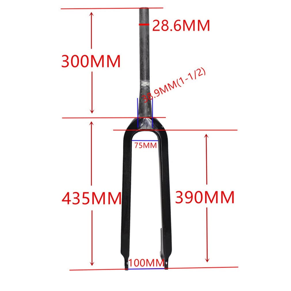 Amazon.co.jp: MTB用リジッドフォーク 26インチ カーボンファイバー