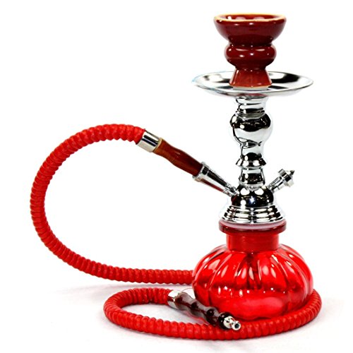 GStar 11" Premium 1 Hose Hookah Complete Set - Mini Pumpkin Hookah Glass