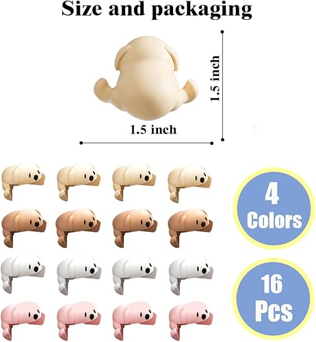 Miniatura 6 de Paquete de 16 protectores de esquina, protectores de borde de mesa, cubiertas de esquina, parachoques de esquina para muebles, mesa, ventanas, cama,