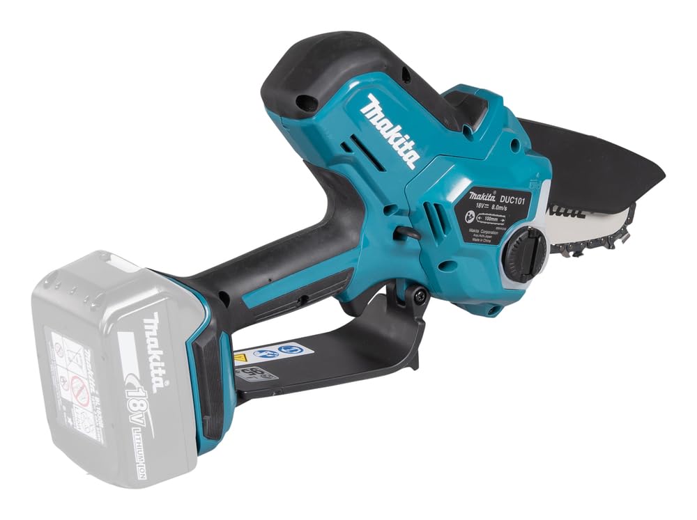 Makita DUC101ZJ Potatore Catena Batteria LXT 18V 8,0 m/s 10 cm 0,325" Makpac