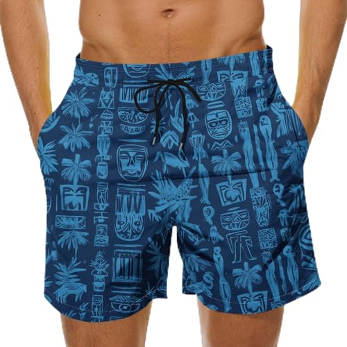 Pantalones cortos de natación para hombre de surf en la playa con bolsillos
