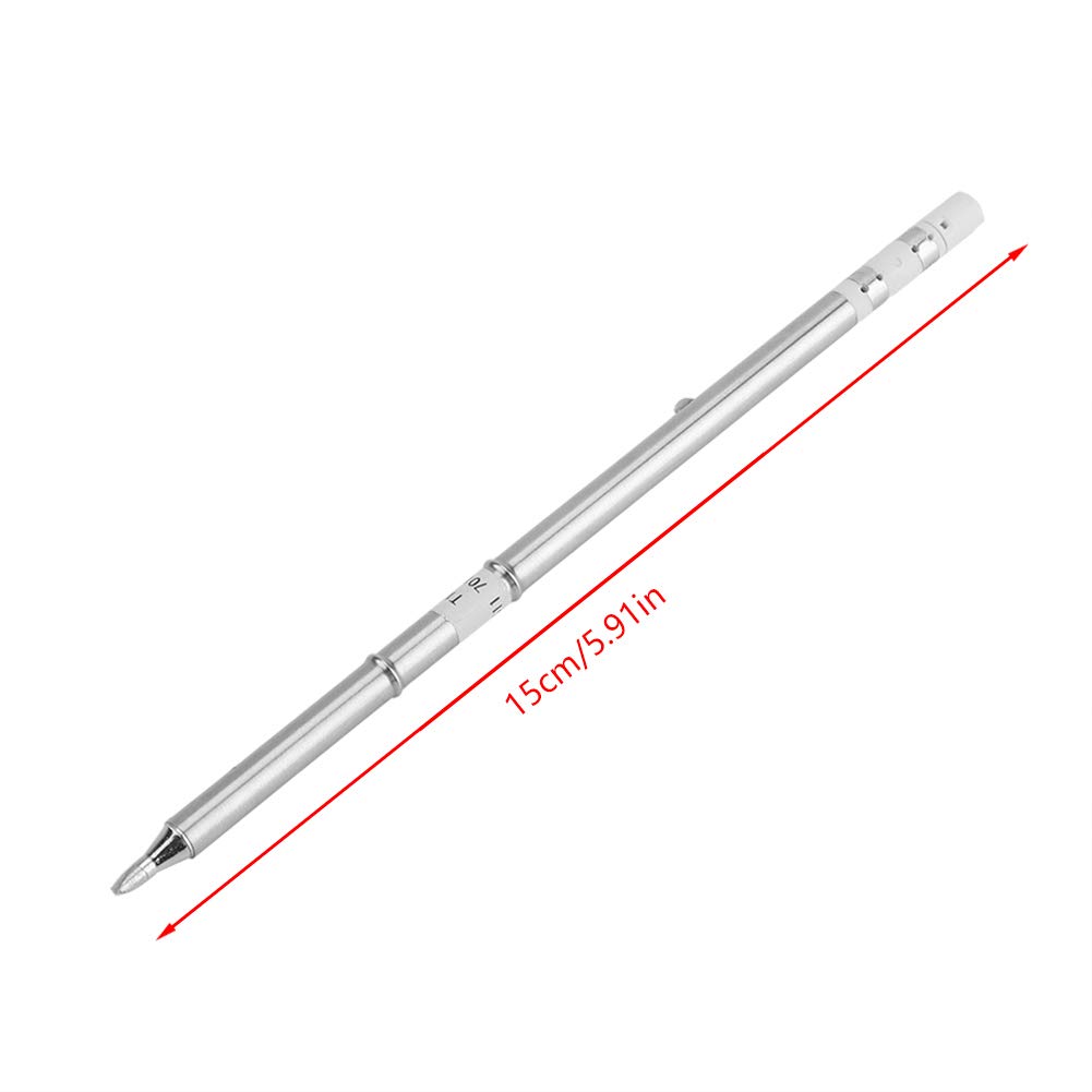Punte per Saldatore Serie T12 Adatta per Stazioni di Saldatura FX-951 Kit Punta di Ricambio per Saldatore a Forma Punta T12- BC2, D4, JL02, I, D08, C1, B, C4, D24, K(T12-D24)