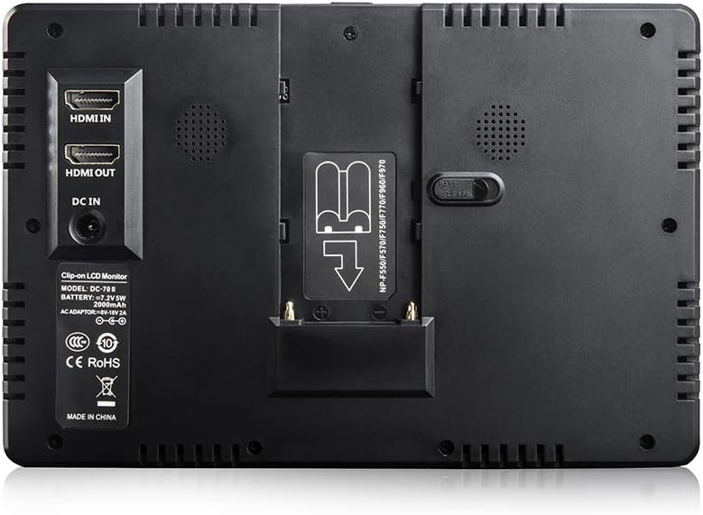 Hоttеѕt Sаlеѕ Viltrox DC-70 Clip-on Color 7'' TFT LCD HD Monitor HDMI AV Input 1280 800 for Sony,Canon,Nikon DSLR Camera Camcorder