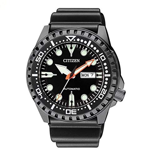 Preisvergleich Produktbild Citizen Herren Analog mechanische Handkurbel Uhr mit Elastodien Armband NH8385-11E