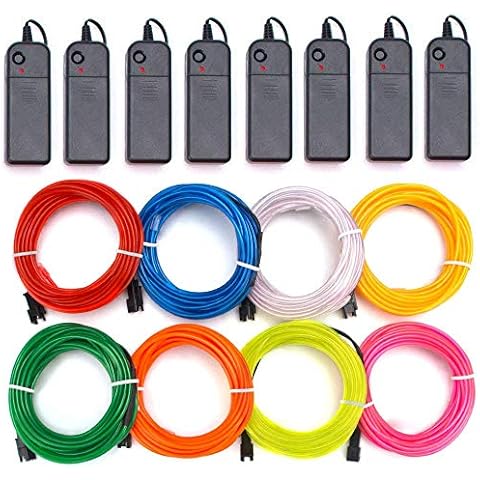 Mixtooltoys Fil Lumineux Électroluminescent Cover