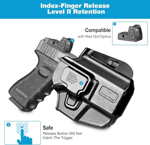Image of G&F Compact Version Universal Adjustable Holster Small to Big Size Pistol Fit
