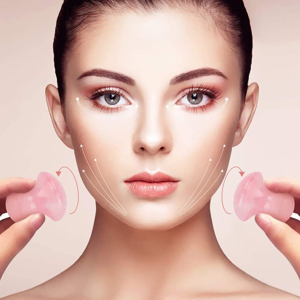 OSALADI Planche À Gratter Gua Sha Outil De Massage Du Visage Et Du Cou 2 Pièces Pour Épaules Pieds Et Dos Accessoire De Spa À Domicile Pierre De Massage Manuelle